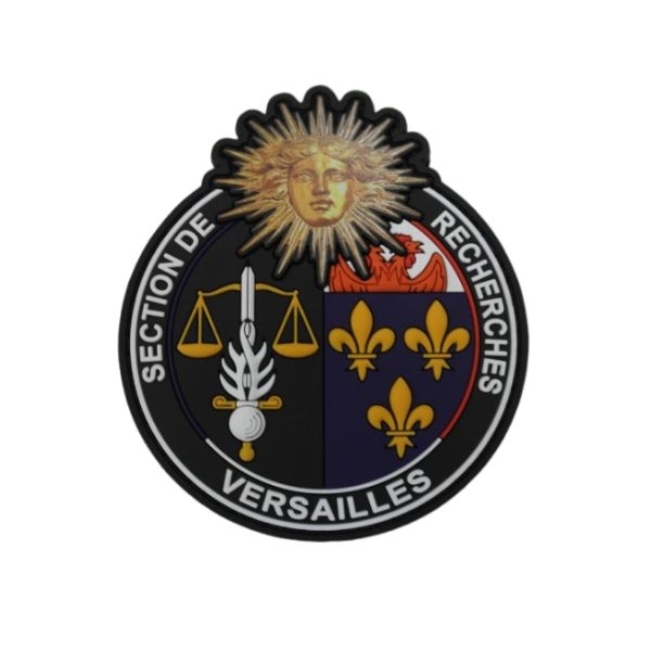Ecusson PVC Impression Section De Recherches Versailles