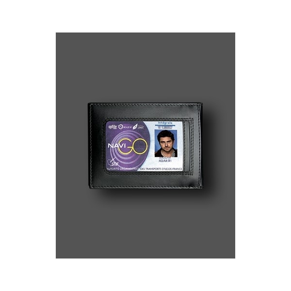 PORTE-CARTE FORCES DE L?ORDRE VERTICAL 2 VOLETS
