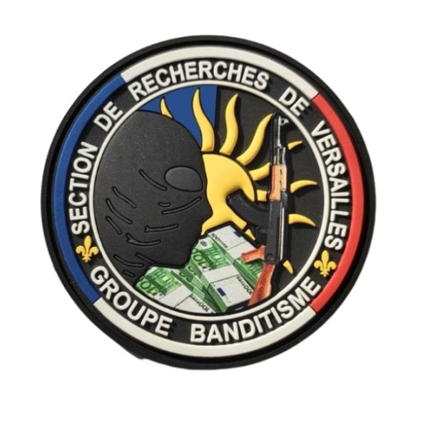 Ecusson PVC Impression Groupe Banditisme  