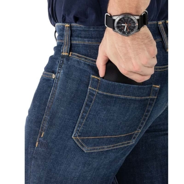 JEAN DEFENDER-FLEX SLIM BLEU