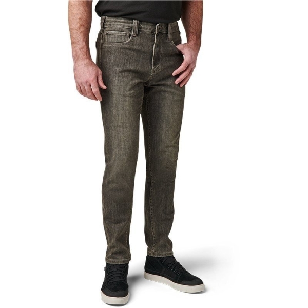 JEAN DEFENDER-FLEX SLIM NOIR DÉLAVÉ
