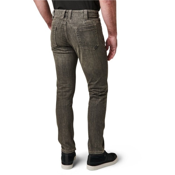 JEAN DEFENDER-FLEX SLIM NOIR DÉLAVÉ