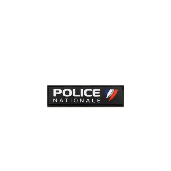 Identifiant Poitrine PVC Police Nationale 11x3