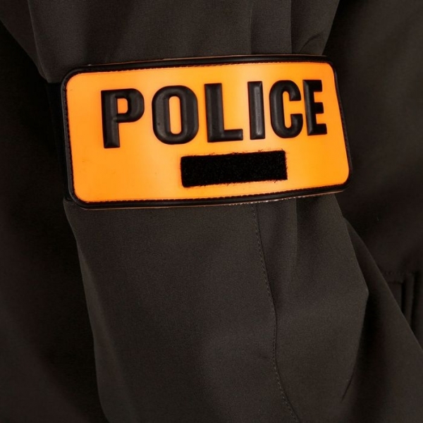 BRASSARD POLICE GOMME