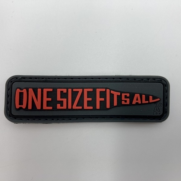 Patch 3D gomme souple One Size Fits All