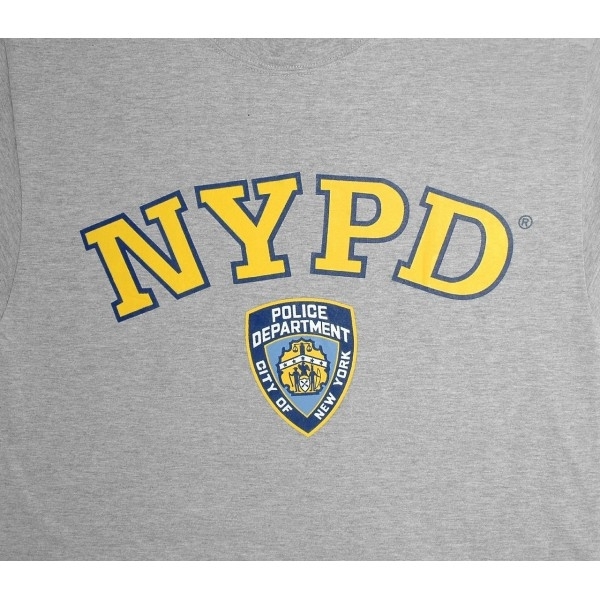 TEE-SHIRT ENFANT NYPD GRIS-JAUNE