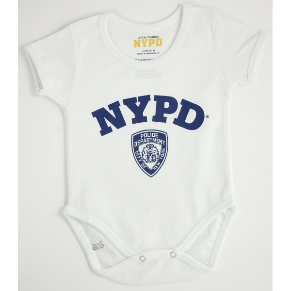 BODY MANCHE COURTE NYPD WHITE