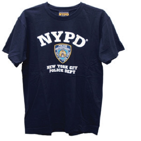 TEE-SHIRT NYPD NAVY - BLANC ET LOGO 2XL