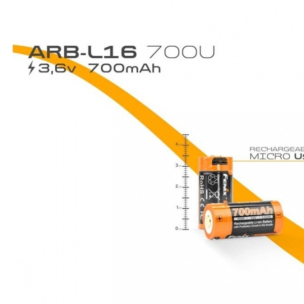 ARBL16-700U - Batterie 3,6V 700mAh