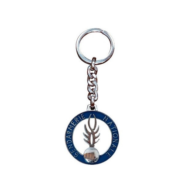 PORTE-CLES GENDARMERIE METAL