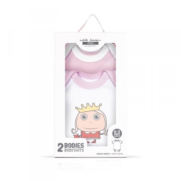 Coffret 2 bodys Princesse MC
