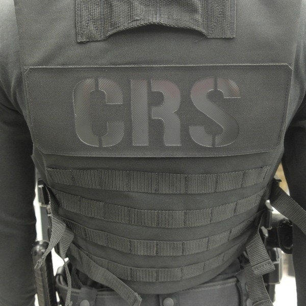 Bande CRS Cordura Noir - Noir - 28*10 cm
