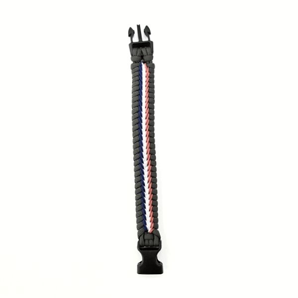 BRACELET FRANCE TRESSAGE CENTRAL OLIVE DARK