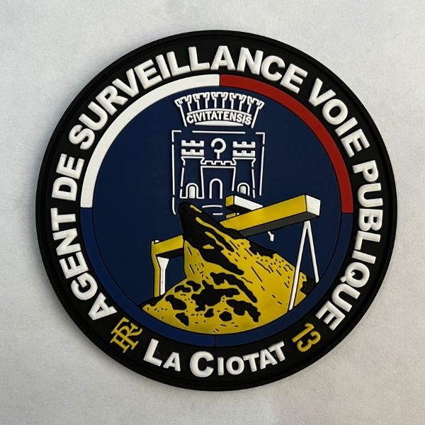 Ecusson PVC ASVP - Association Sud Police Municipale La Ciotat