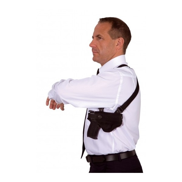 Holster d'épaule droitier Cordura® FO203 noir