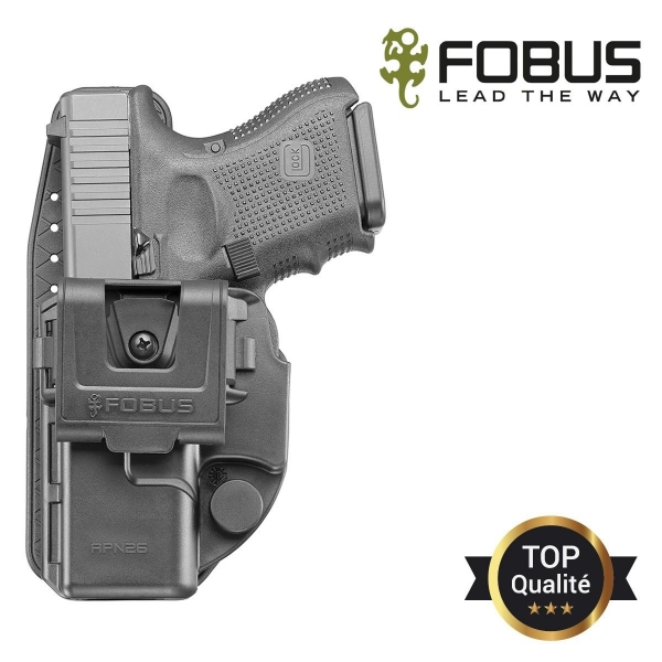 HOLSTER PORT DISCRET AMBIDEXTRE POUR GLOCK 26 ET 27