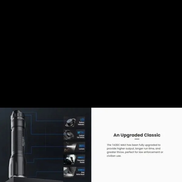 Lampe Tactique 3000 Lumens