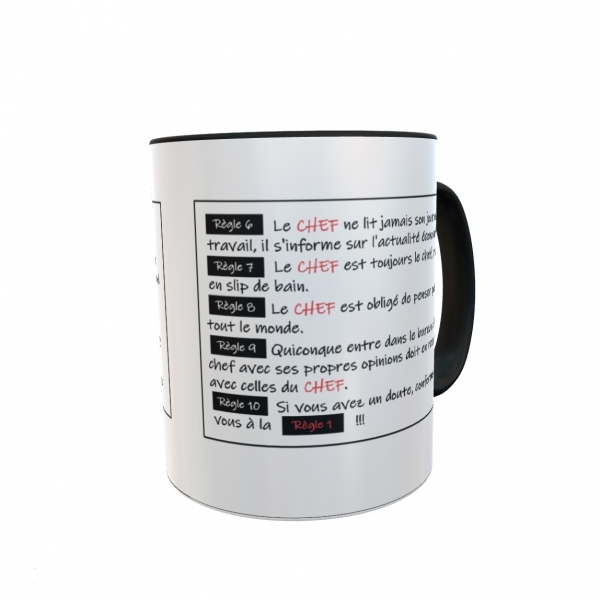 MUG Les 10 Règles du Chef