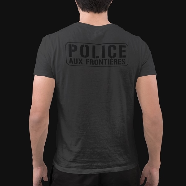 TEE SHIRT PAF GRIS FONCE HOMME