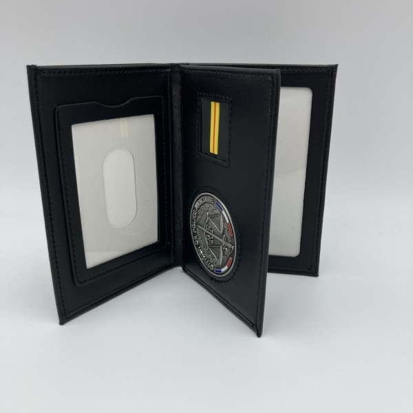PORTE CARTE MEDAILLE OPJ + GRADE - 3 VOLETS