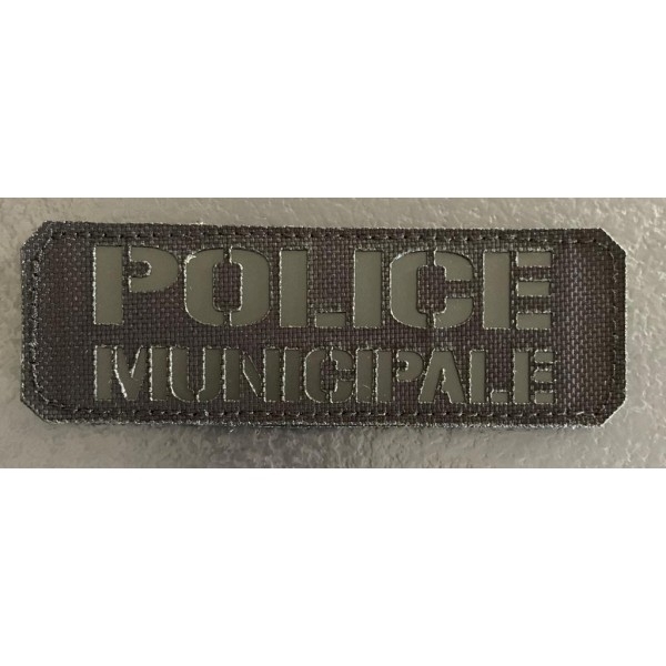 Bande Police Municipale Cordura Noir - Noir - 10*3 cm