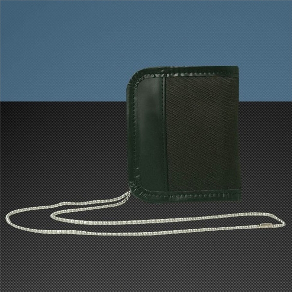 PORTE CARTE AVEC CHAINE ET MEDAILLE AGENT SECURITE PRIVEE