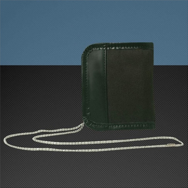 PORTE CARTE AVEC CHAINE ET MEDAILLE MAITRE CHIEN