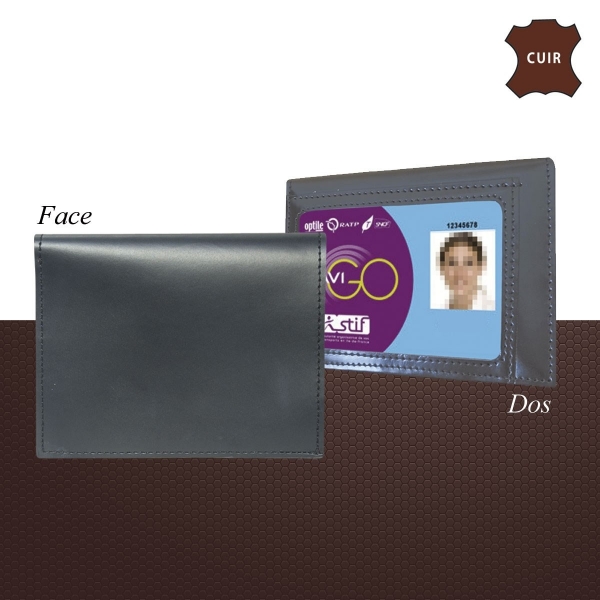 PORTE FEUILLE GENDARMERIE 2 VOLETS AVEC CARTE NAVIGO