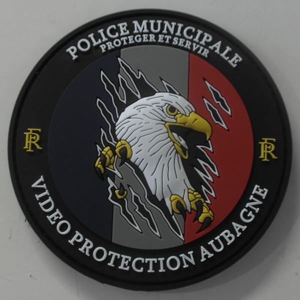 écusson PVC Vidéo Protection Aubagne