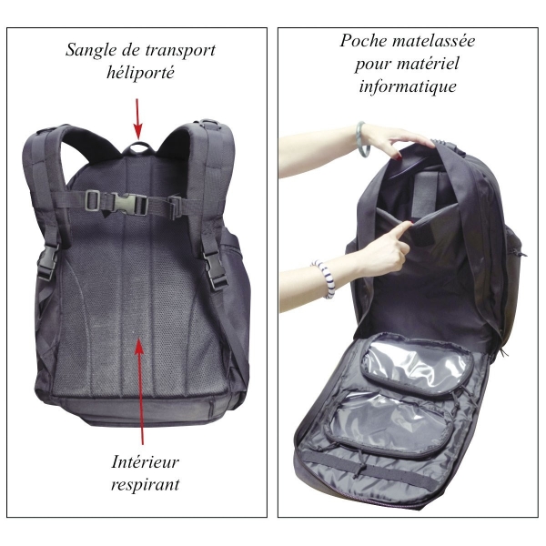 SAC A DOS POLICE