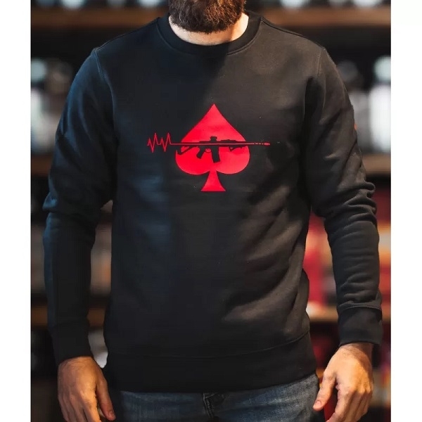 Sweat SPADE ATTACK Red - Black