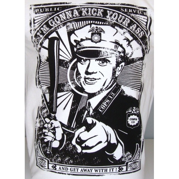 TEE-SHIRT POLICIER VINTAGE