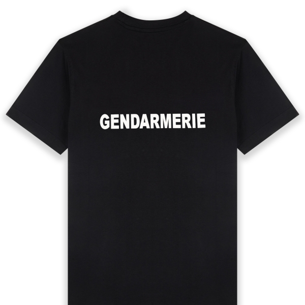 T-shirt Gendarmerie ? Inscription blanche